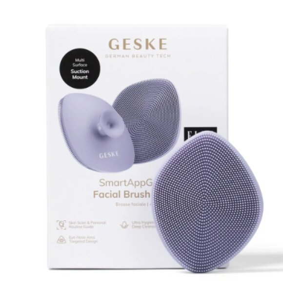 🌈4/$20 NIB Geske SmartAppGuided 4 in 1 Facial Brush Shade Purple - Picture 1 of 7